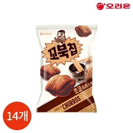 오리온 꼬북칩 초코 츄러스 120g X14봉