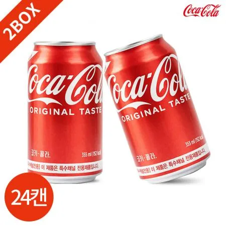 코카콜라 묶음 355ml X24캔 2박스