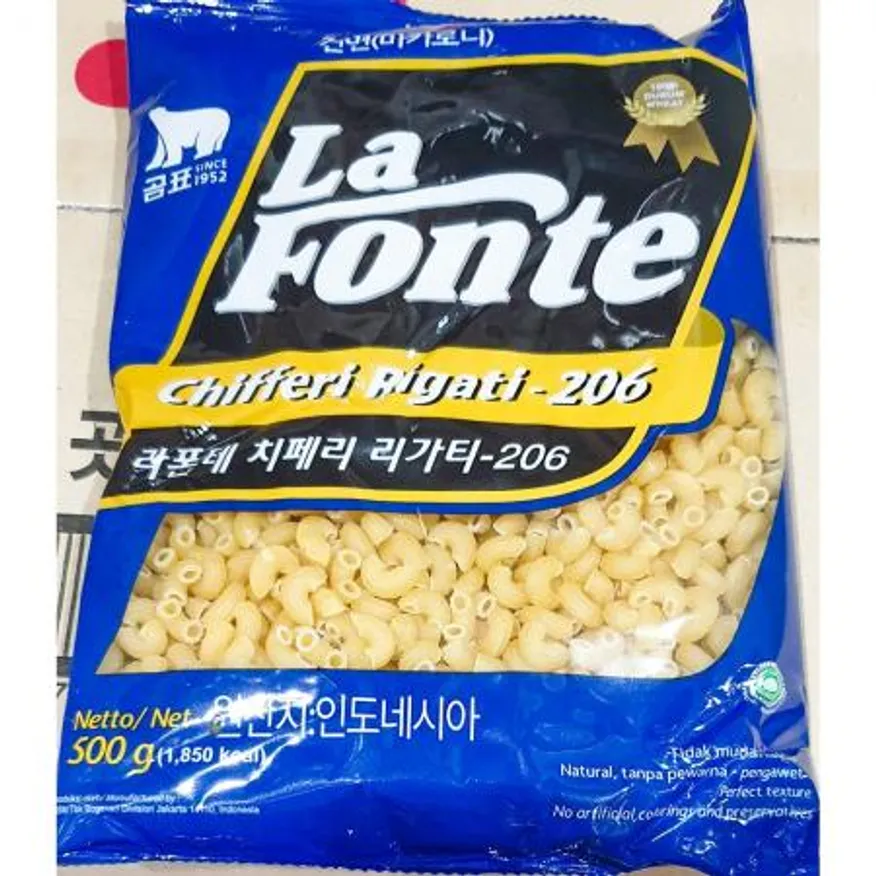 라폰데 마카로니 500g 업소용 이미지