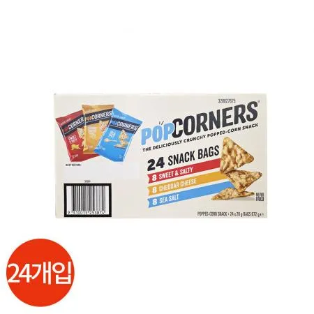 팝 코너스 버라이어티 팩 28g x 24개 업소용
