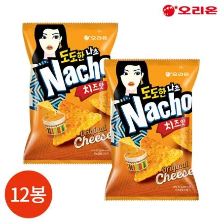 오리온 도도한 나쵸 오리지널 치즈 92g X12봉