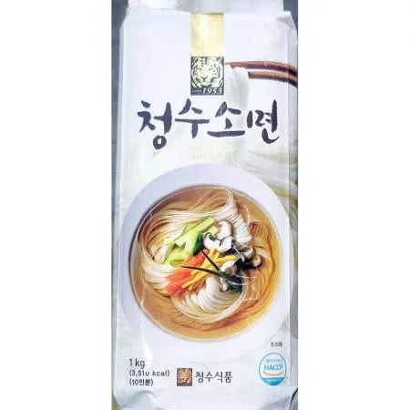 소면 국수 (사각 청수 1kg) 업소용 이미지