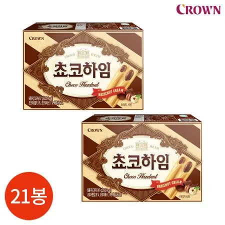 크라운 초코하임 47g X21개