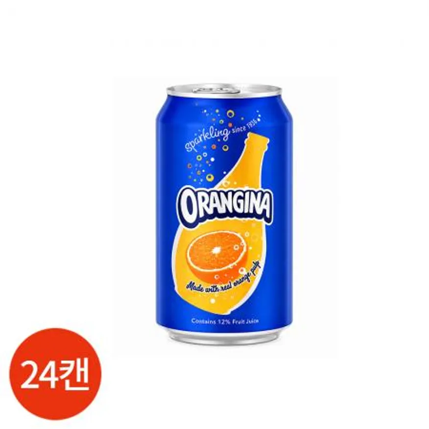 롯데칠성 오랑지나 355ml x 24캔 업소용 이미지
