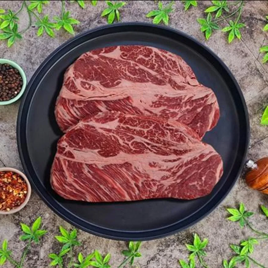 미국산 냉장척아이롤 꽃등심 스테이크 2.5cm 2kg 업소용 이미지
