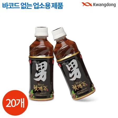 광동 힘찬하루 헛개차 업소용 PET 340ml X20