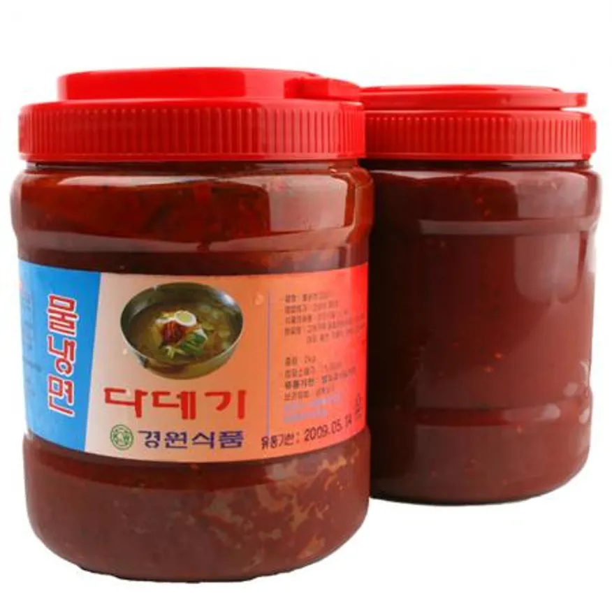 경원 물냉면 다데기 2kg*4개 업소용 이미지