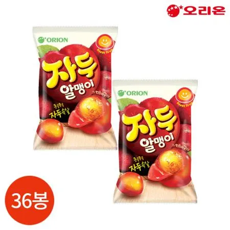 오리온 마이구미 자두 알맹이 81g X36개