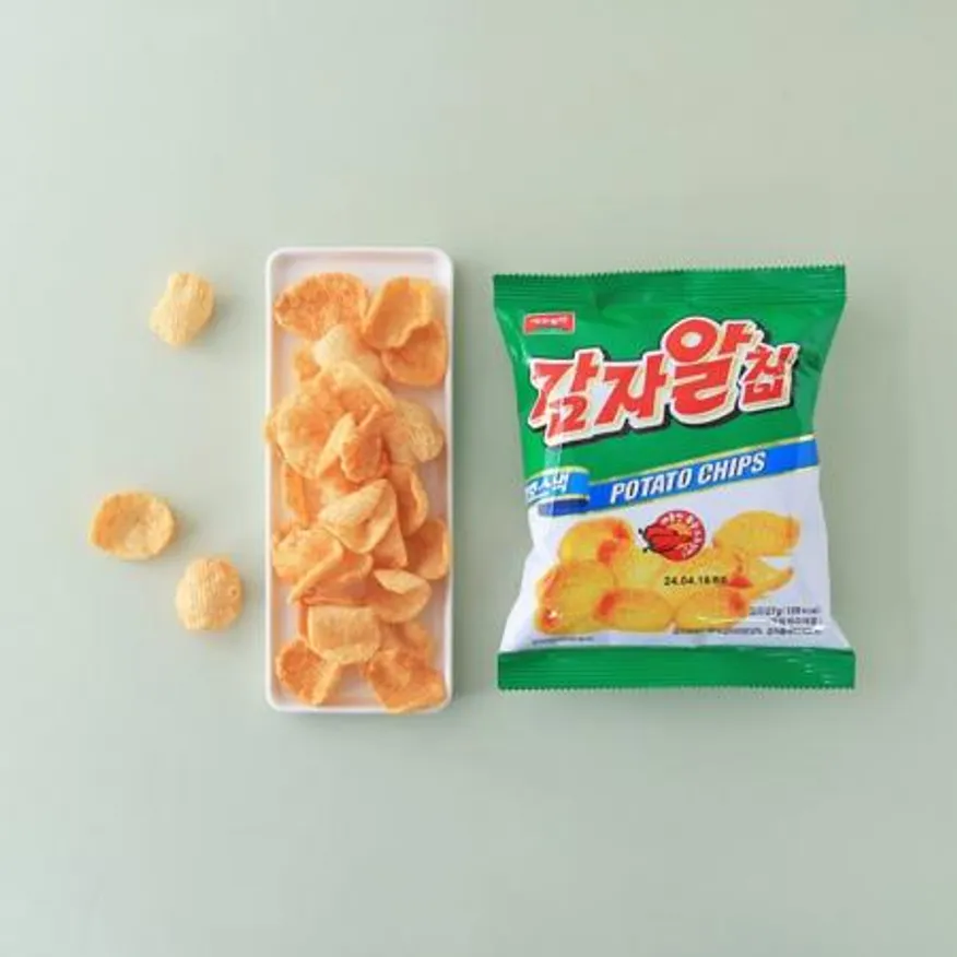 감자알칩 27g 10개 감자 스낵 칩 포테이토 업소용 이미지