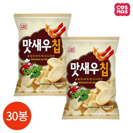 코스모스 맛새우칩 25g X30봉