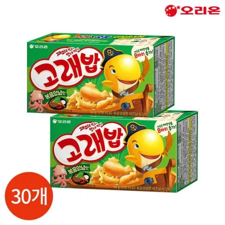 오리온 고래밥 볶음양념맛 46g x 30개 업소용