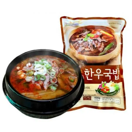 수라 한우국밥 600g 얼큰 해장국 업소용 이미지