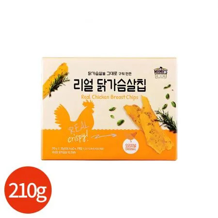 마마스초이스 리얼 닭가슴살 칩 210g 업소용
