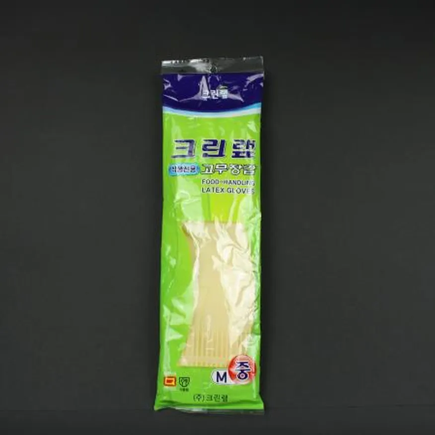 크린랩 고무장갑 식품전용 중 업소용 이미지