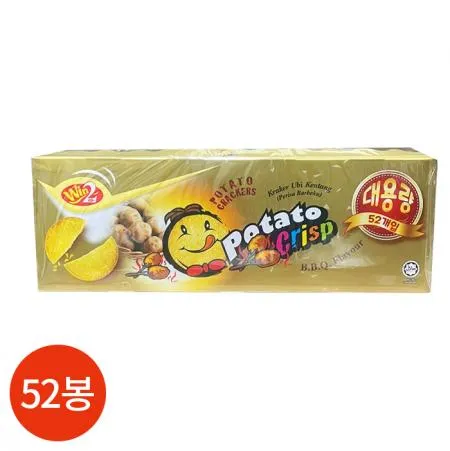 포테이토 크리스프 바베큐맛 15g X52개