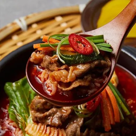 한우물 차돌 짬뽕국밥210g 업소용