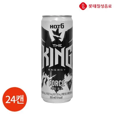 롯데칠성 핫식스 더킹포스 355ml x 24캔 업소용