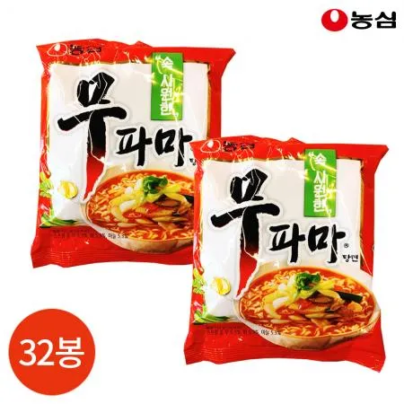 농심 무파마 탕면 122g x 32봉 업소용