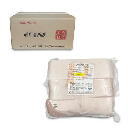 듀록 삼겹살 6cm(보쌈용) 2kg*10팩 | 즐거운인생고기