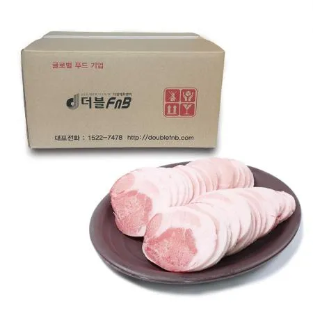 신선한돈 돈두롤(뽈항정살) 5mm(세절)*9팩 (18kg) | 즐거운인생고기