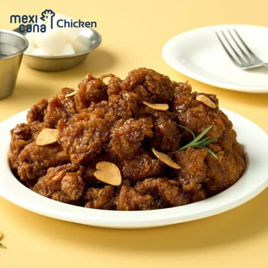 멕시카나 더바삭한 마늘간장 닭강정 6kg(500g*12개) 이미지