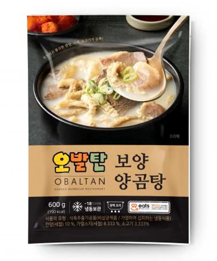 오발탄 보양 양곰탕 12kg(600g*20개) 이미지