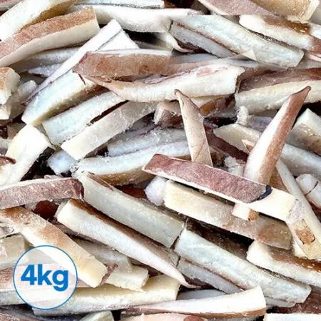 [싱싱배송] 대왕오징어 귀채 4kg 냉동 오징어 오징어채