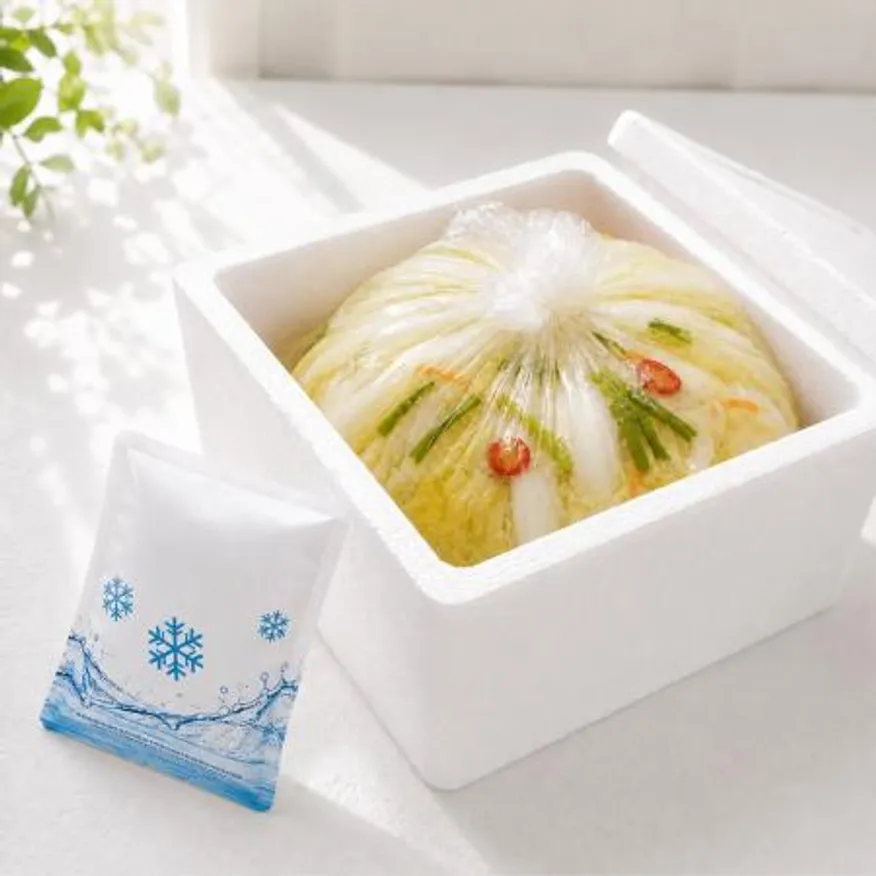 원김치 백김치 10kg 아삭하고 깔끔한 감칠맛 업소용 대용량 가성비 아이스박스 이미지