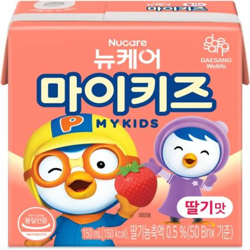(16:30마감(D) 뉴케어마이키즈딸기(대상/150ML*24EA/D544)BOX 이미지