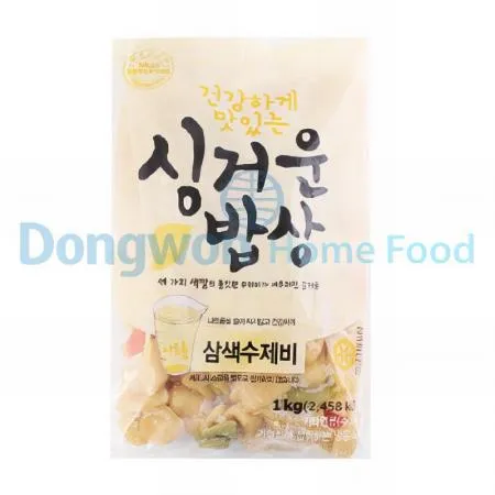 (16:30마감(D) 삼색수제비(동성/냉동/1kg)EA 이미지