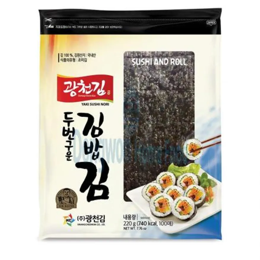 (16:30마감(D) 구운김밥김(국내산/100장)PAK 이미지