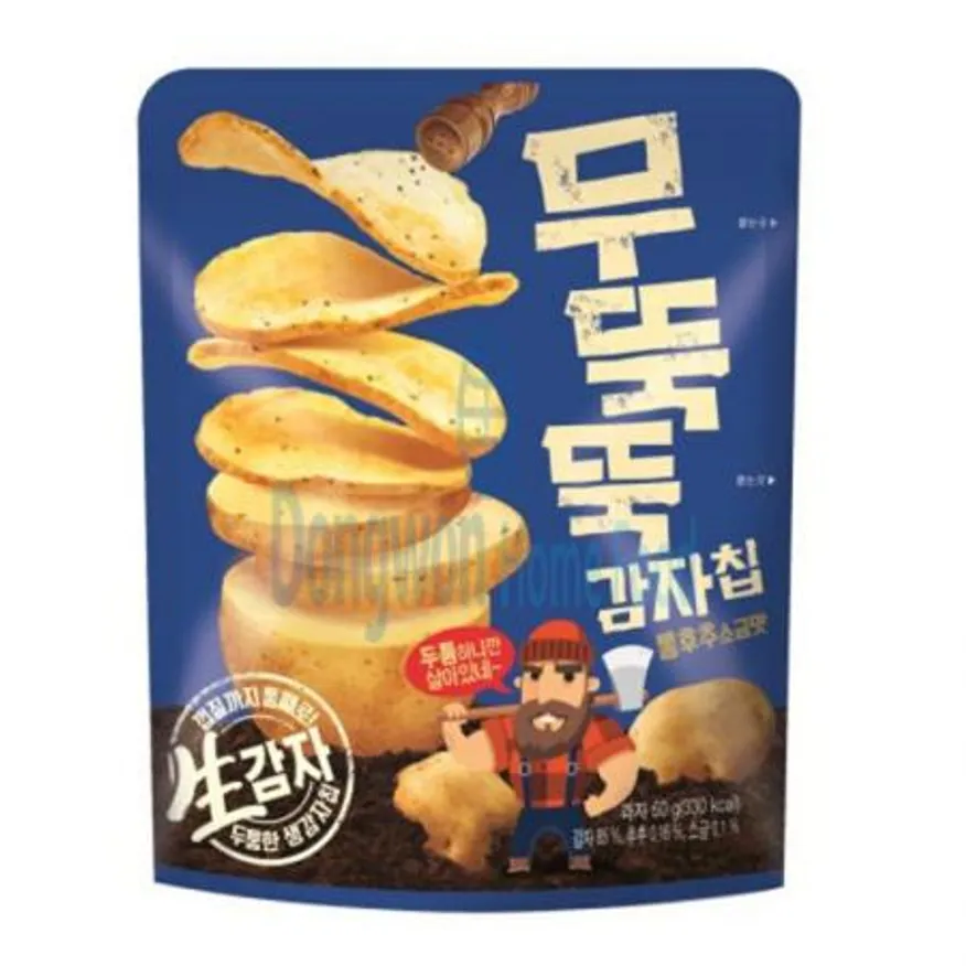 (16:30마감(D) 무뚝뚝한감자칩(오리온/통후추소금/60G/W)EA 이미지