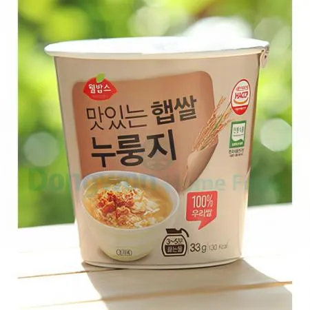 (16:30마감(D) 햅쌀컵누룽지(쌀:국내산/오성식품/컵/33g)EA 이미지