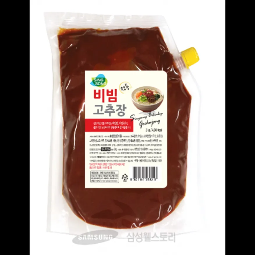 (16:30마감)비빔전용고추장소스(2KG/PAC/호주산)/신송/소맥분(밀:미국산) 이미지