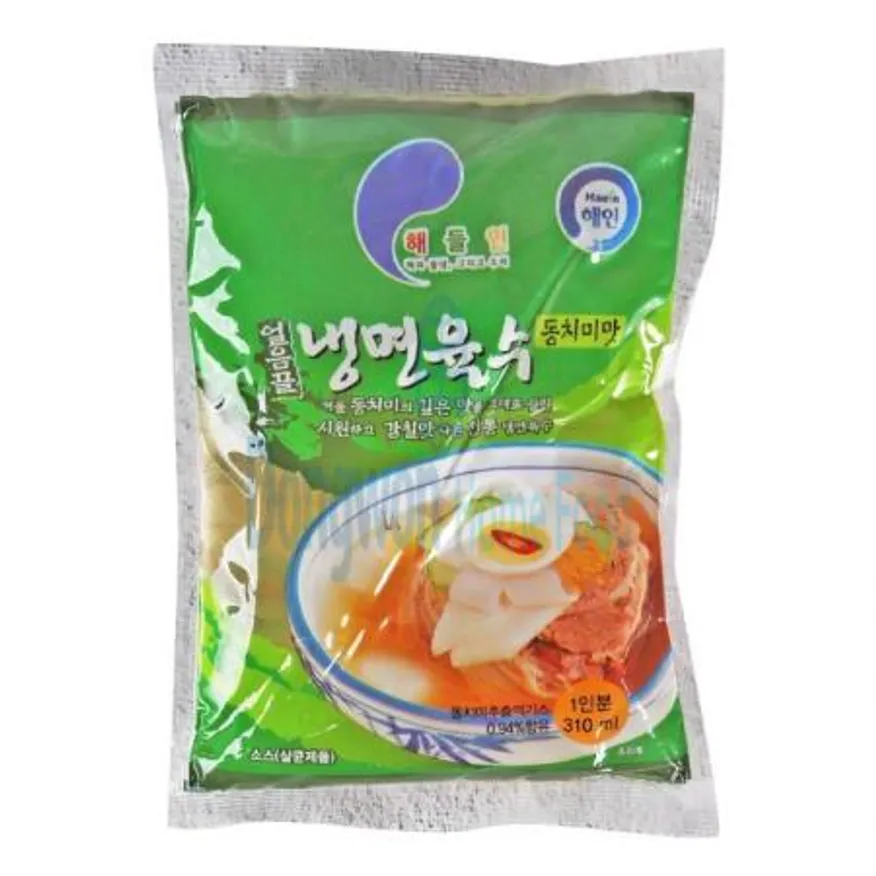 (16:30마감(D) 얼음골냉면육수동치미맛(해인/310mL)EA 이미지