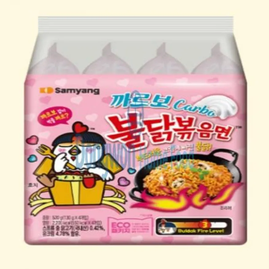 (16:30마감(D) 까르보불닭볶음면(삼양/130g*32입/멀티)BOX 이미지
