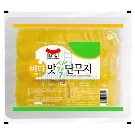 (16:30마감(D) 비타맛사각반달단무지(일미농수산/3kg)EA 이미지