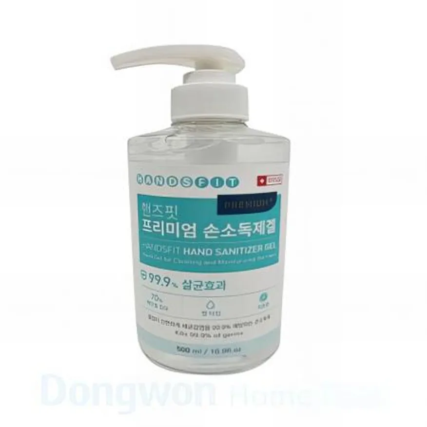 (16:30마감(D) 손소독제(핸즈핏/펌프형/에탄올70%/500ML)EA 이미지