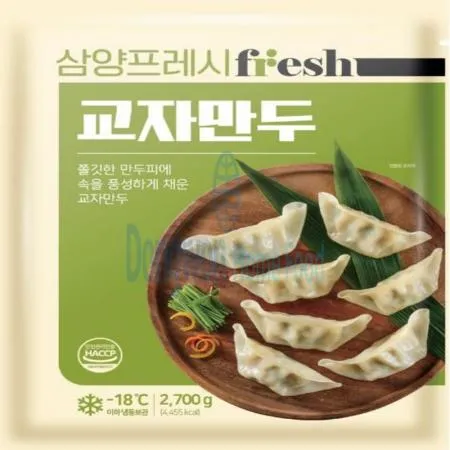 (16:30마감(D) 삼양프레시교자만두(삼양/냉동/100입/1.35kg)EA 이미지