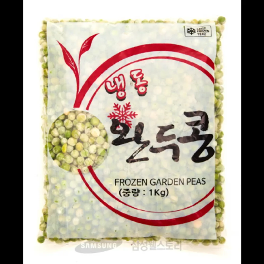 (16:30마감)냉동완두콩(글로벌냉동/1KG/PAC/중국산) 이미지