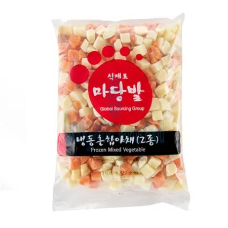 (16:30마감(D) 혼합야채2종(중국산/푸른원/냉동/감자,당근/1kg)EA 이미지