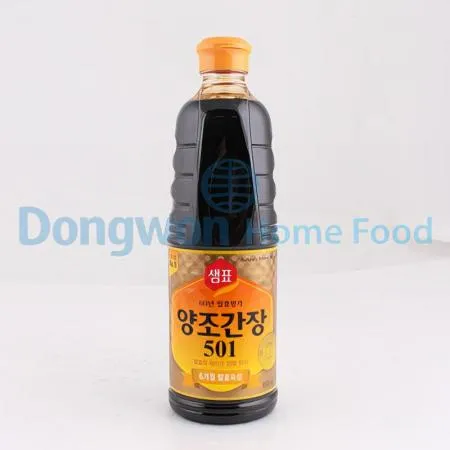 (16:30마감(D) 양조간장501(샘표/860mL)EA 이미지
