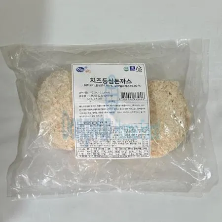 (16:30마감(D) 치즈등심돈까스(하늘푸드/돼지고기:국내산/230g*5입/1.15KG)EA 이미지
