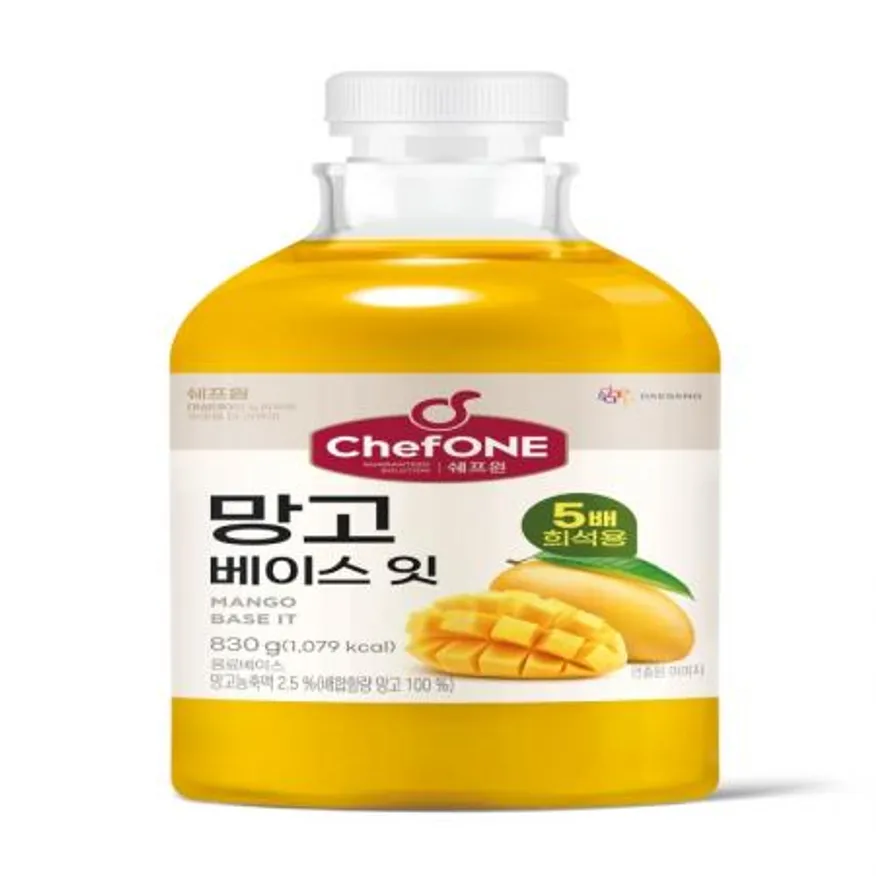 (16:30마감(D) 쉐프원망고베이스잇(대상/830G)EA 이미지