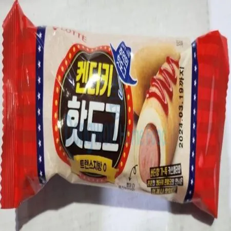 (16:30마감(D) 켄터키핫도그(롯데푸드/70g*5입)EA 이미지