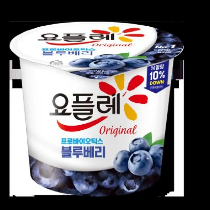 (16:30마감)떠먹는요구르트(180G/EA/빙그레/원유:국산/요플레/블루베리맛) 이미지