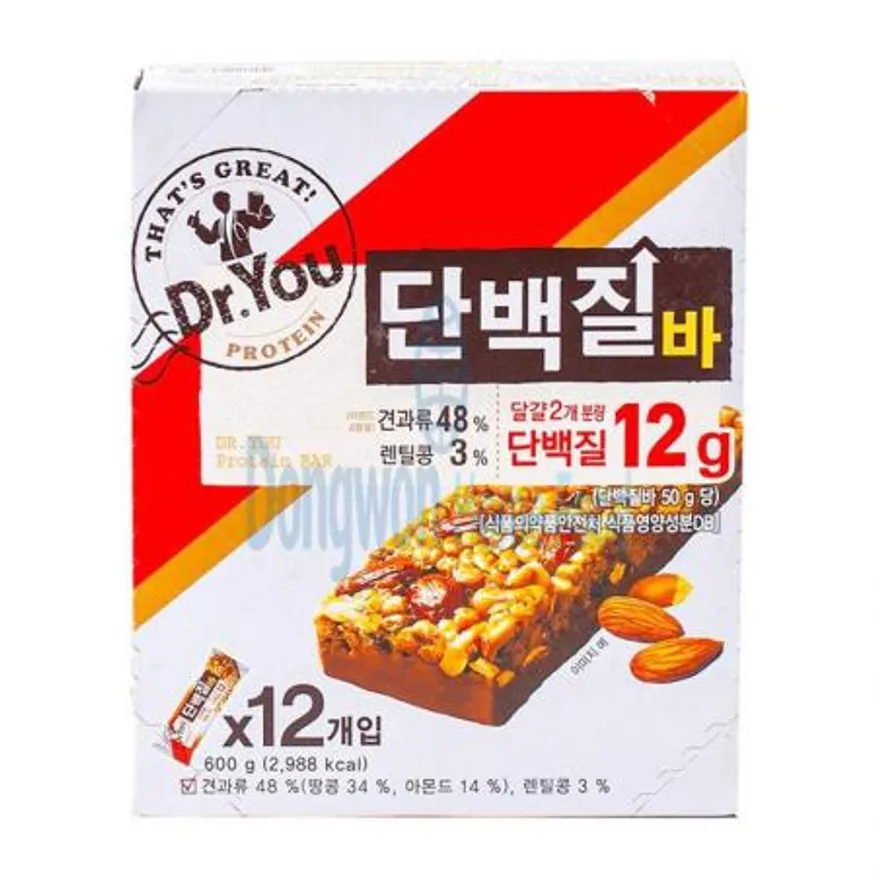 (16:30마감(D) 닥터유단백질바(오리온/50G*12입/W)EA 이미지