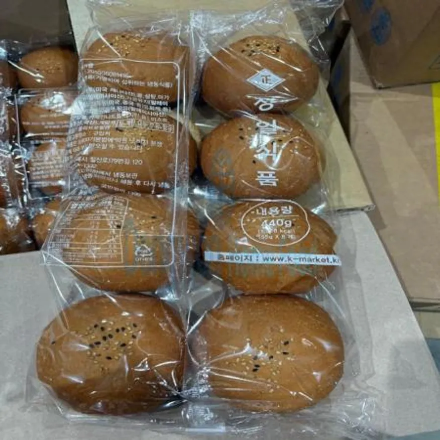 (16:30마감(D) 햄버거빵(정일식품/냉동/55g*8입)EA 이미지