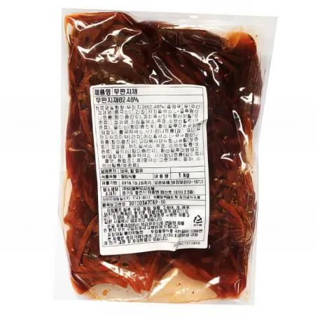 (16:30마감(D) 무짠지(국산/이음/채/1kg)EA 이미지