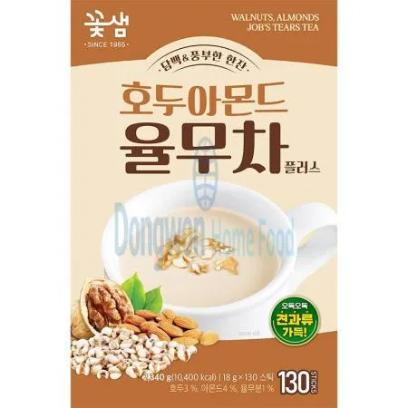 (16:30마감(D) 호두아몬드율무차(꽃샘식품/18G*130입/W)EA 이미지